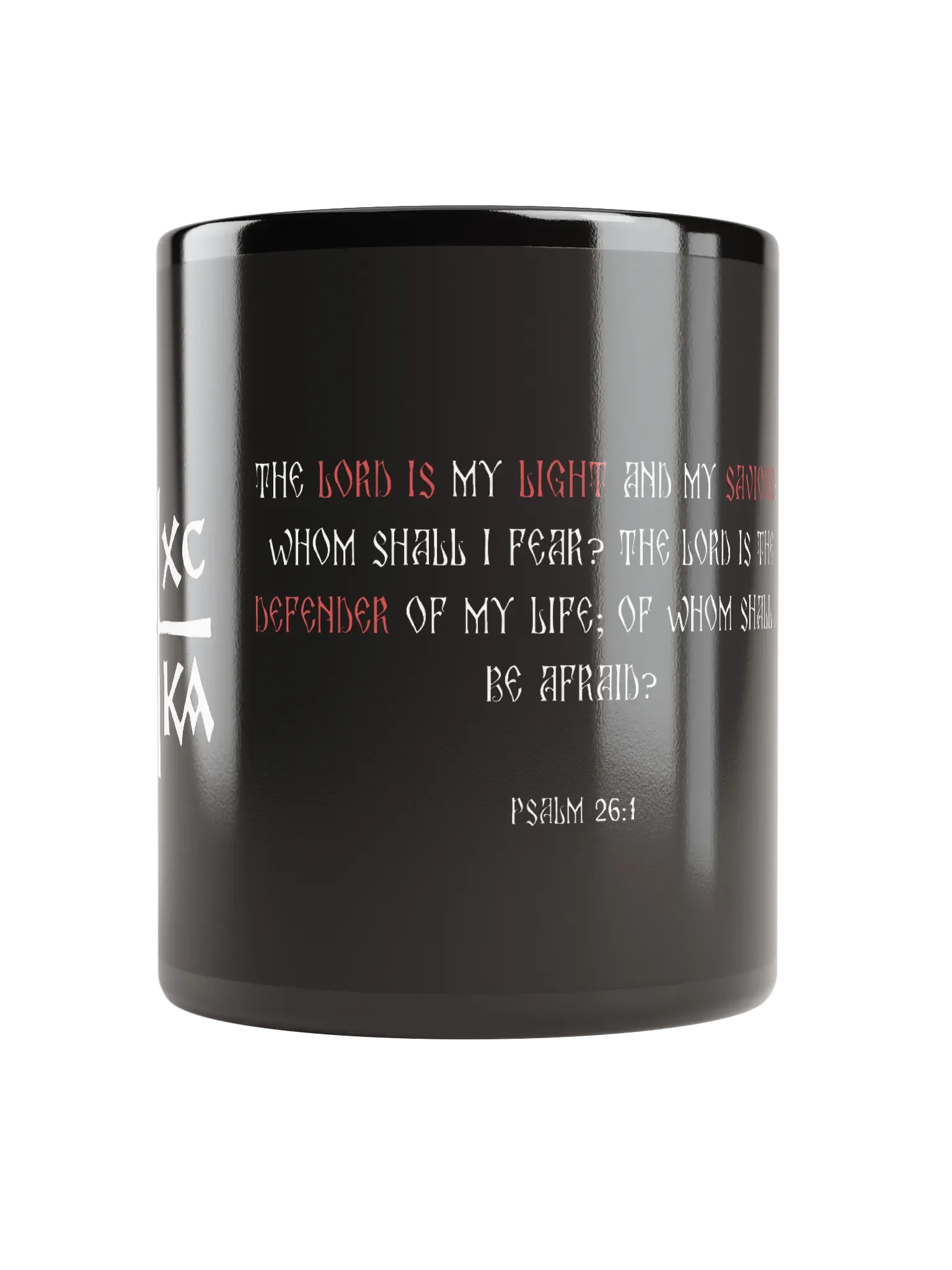 Sanctus Black Glossy Mug product image (9)