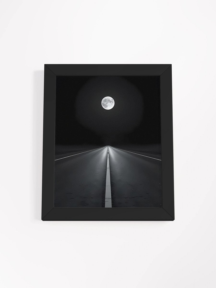 Moonlit Road Framed Poster product image (2)