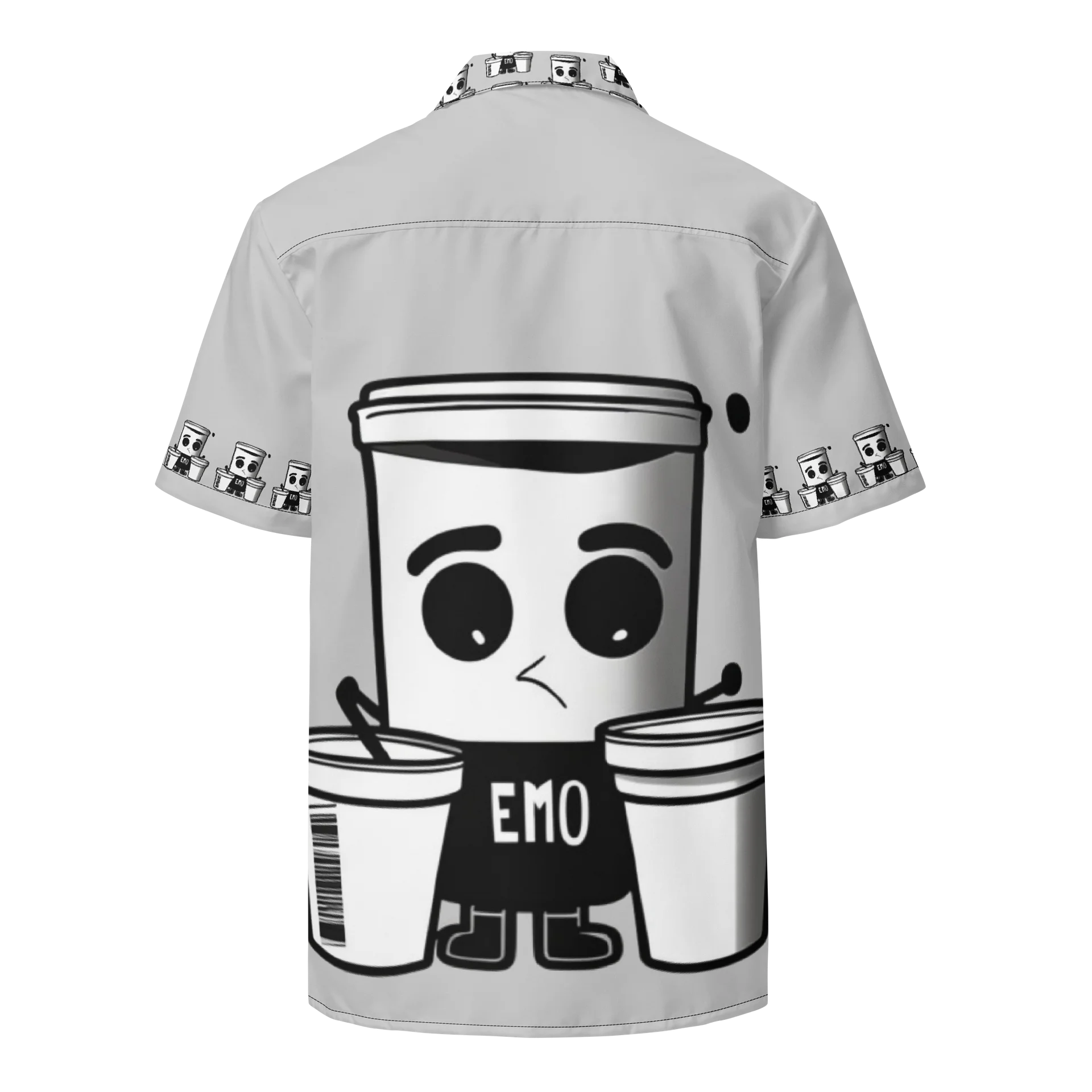 Robotic Cup Hawaiian Shirt product image (2)