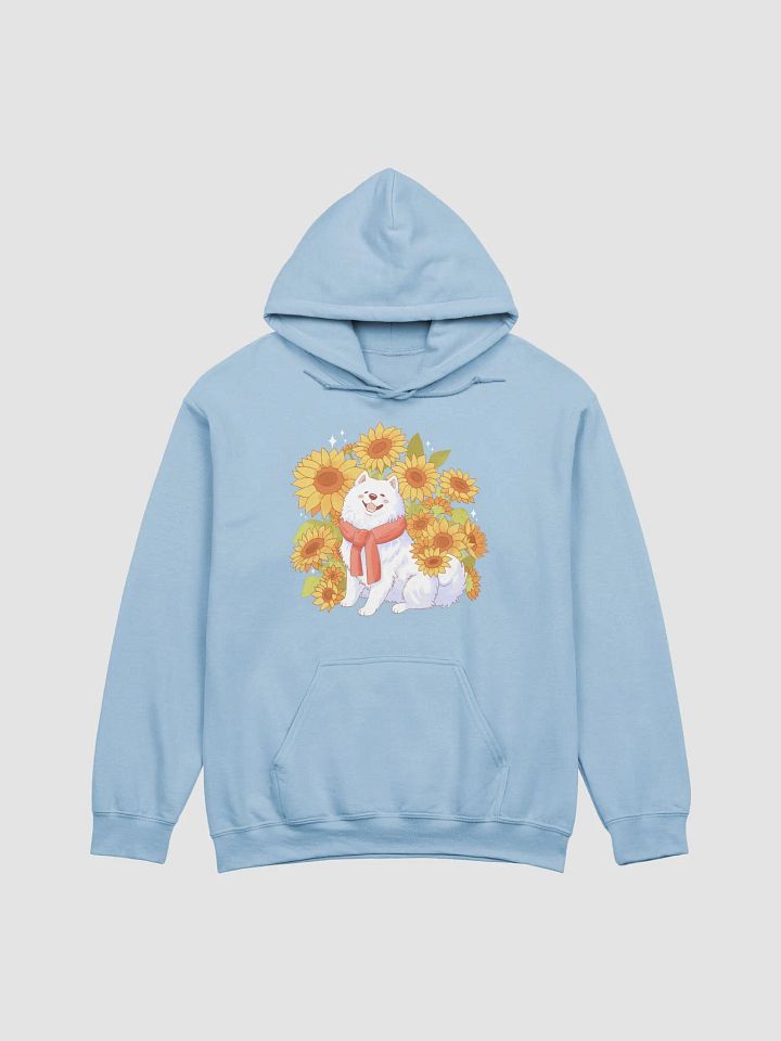 Samoyed Sunflower Pup Hoodie product image (1)