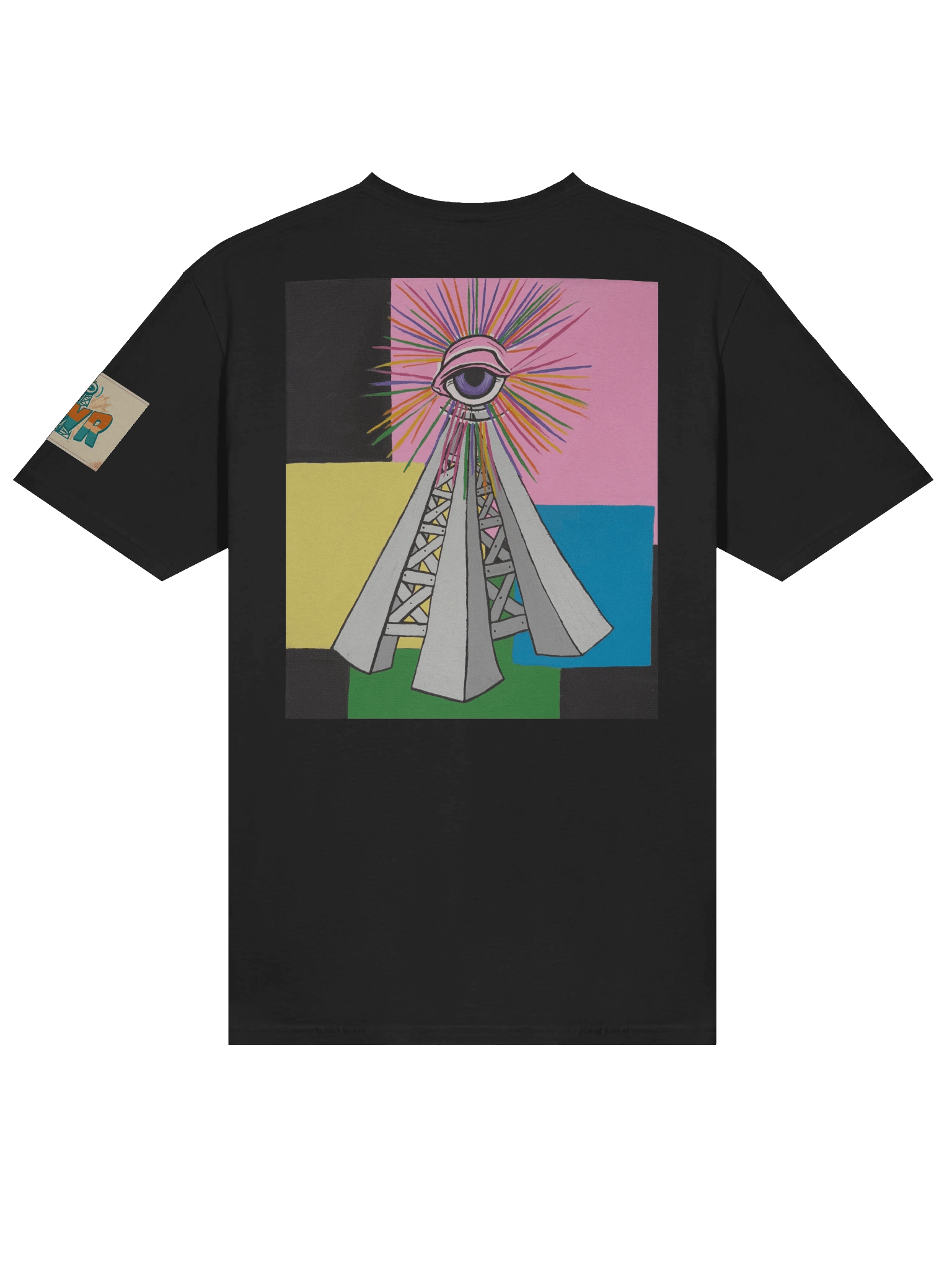 Unisex PWR Radio Tower/Radiating Eye T Shirt product image (4)