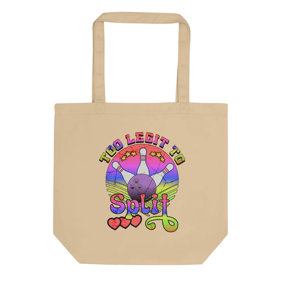 Too Legit to Split Bowling Tote Bag product image (1)