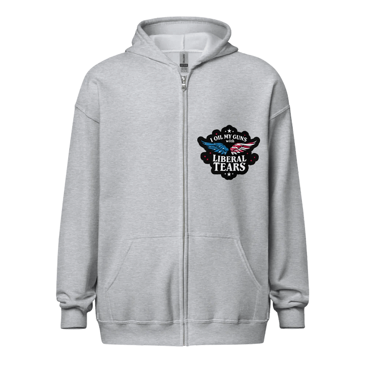 Zip Hoodie: Liberal Tears Gun Oil product image (11)