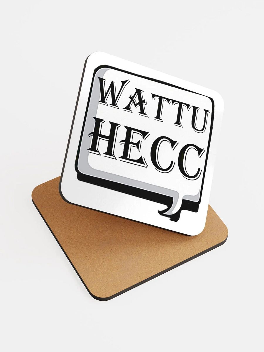 wattuhecc Glossed Cork Coaster product image (6)