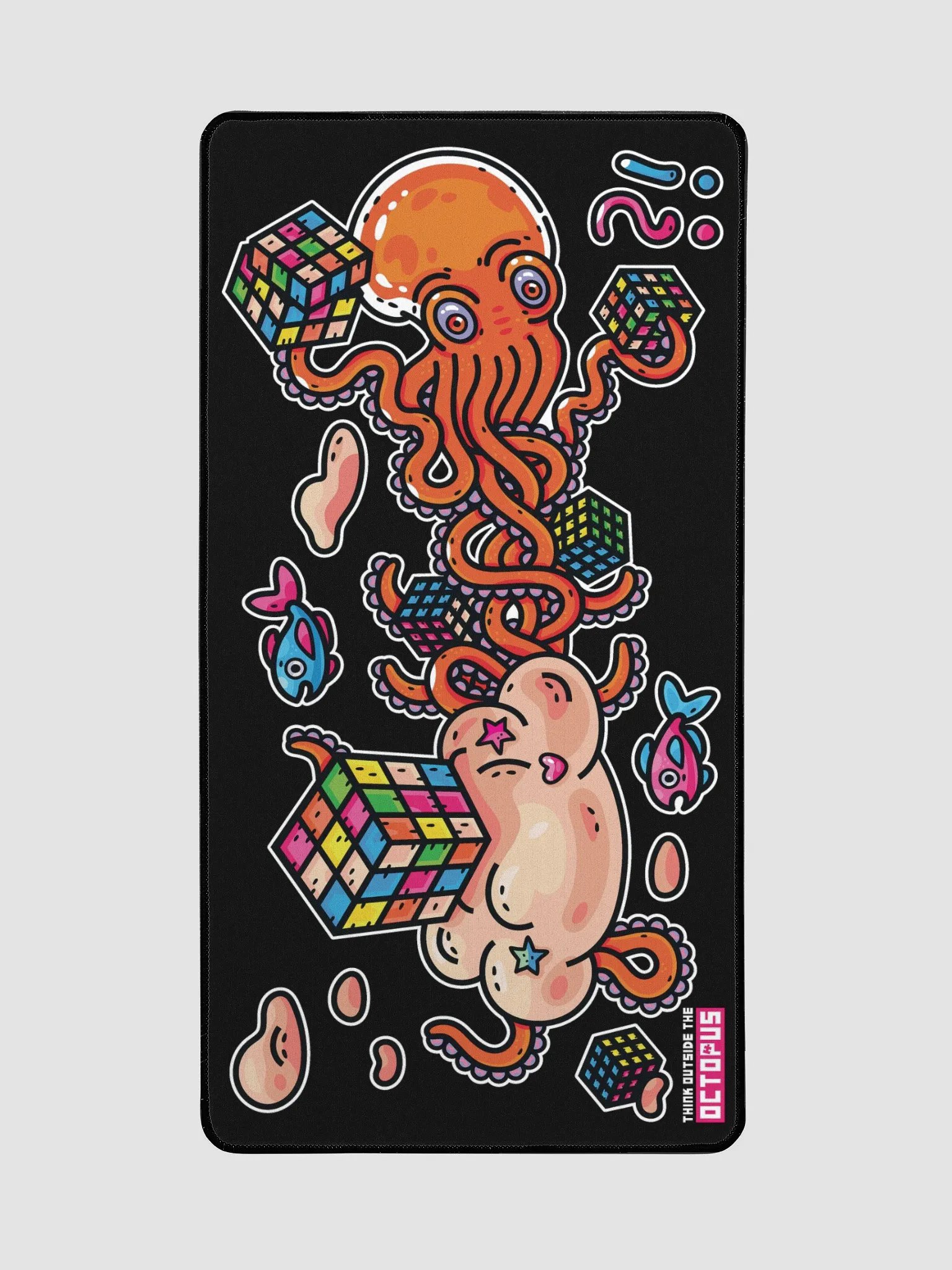 Octo Cube Solver - Landscape Version w/ Logo - Computer Mat product image (2)