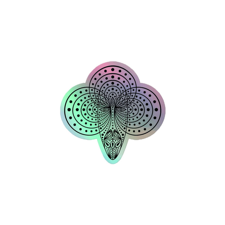 Crystalien – Holographic Kiss-Cut Sticker product image (2)