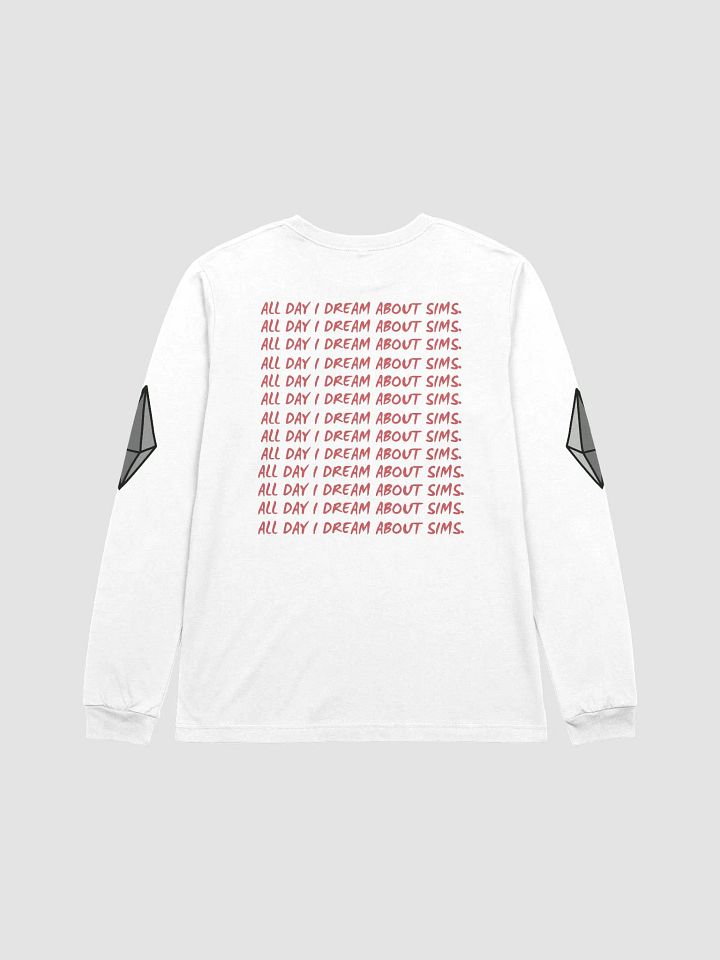 All Day I Dream About Sims Long Sleeve Tee product image (4)