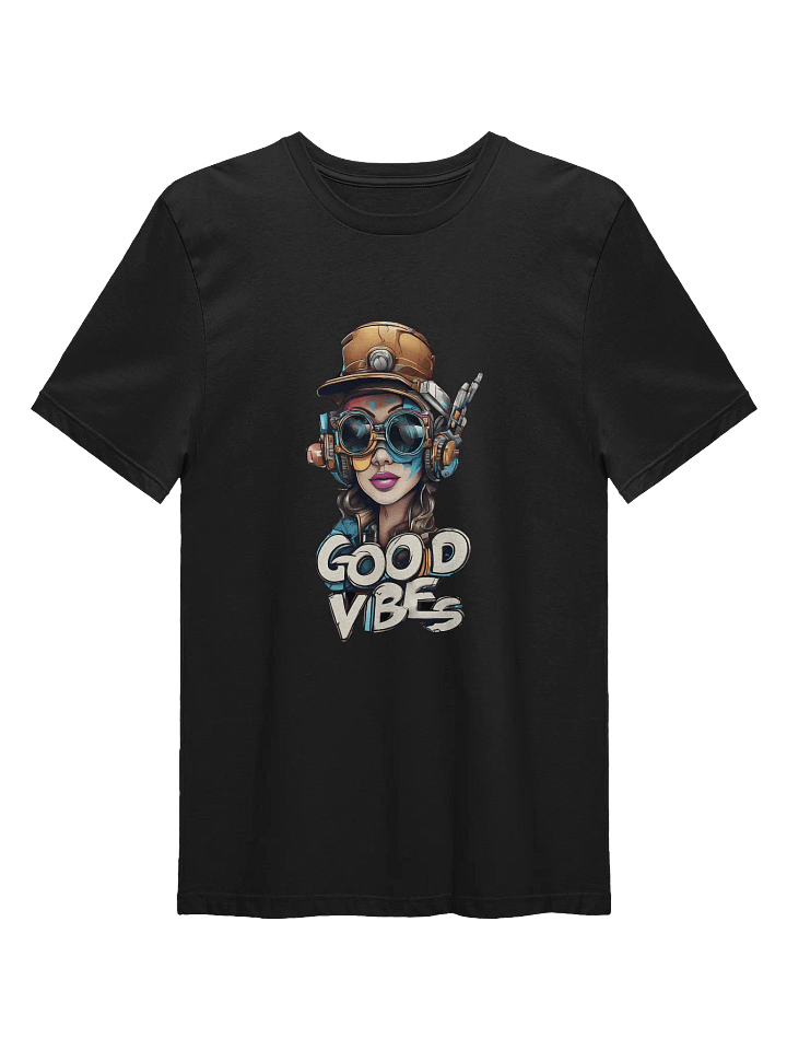 'Good Vibes' Steampunk Pop Art Fusion Comfy T-Shirt product image (1)