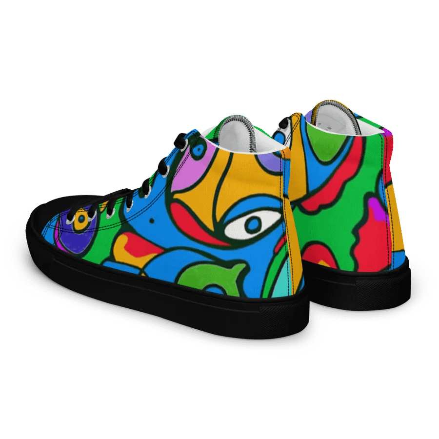 Fishtopia High Top Canvas Shoes product image (6)