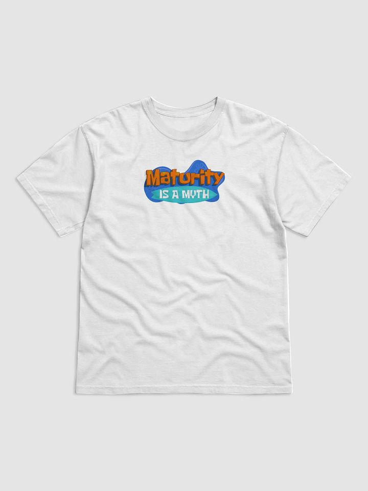 Maturity Is A Myth White Tropical Tee product image (1)
