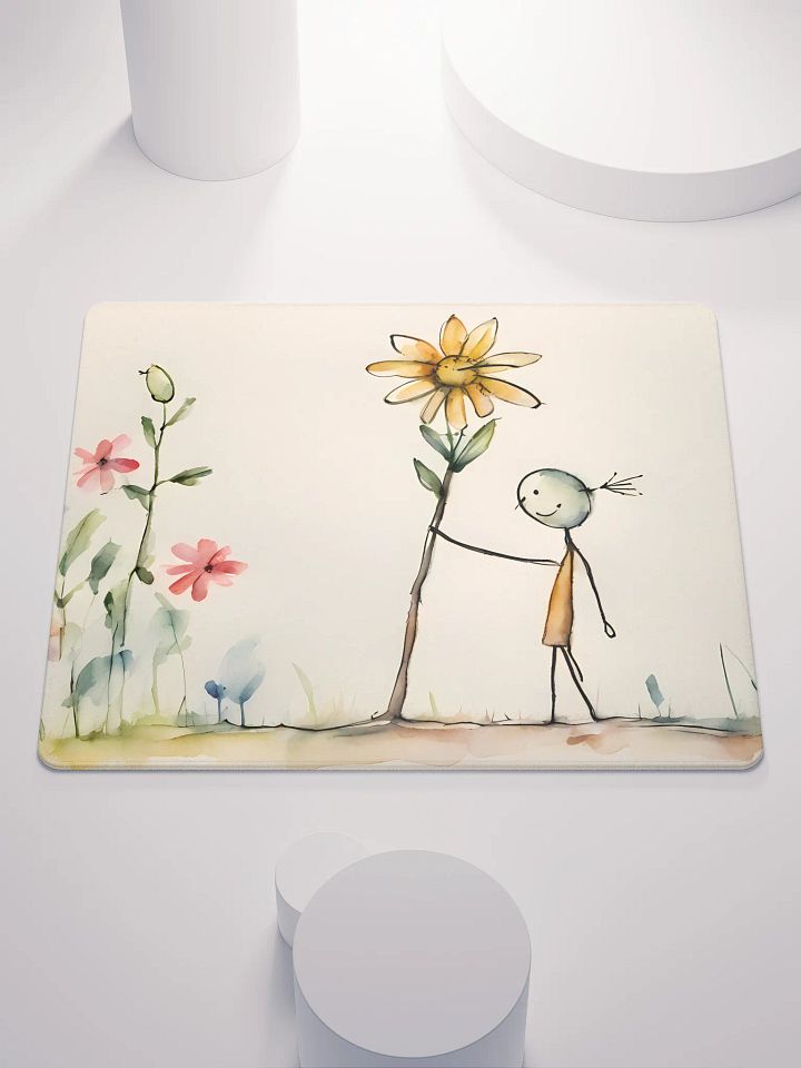 Planting Flowers for Breakfast, Gaming Mouse Pad, 2 Sizes product image (1)