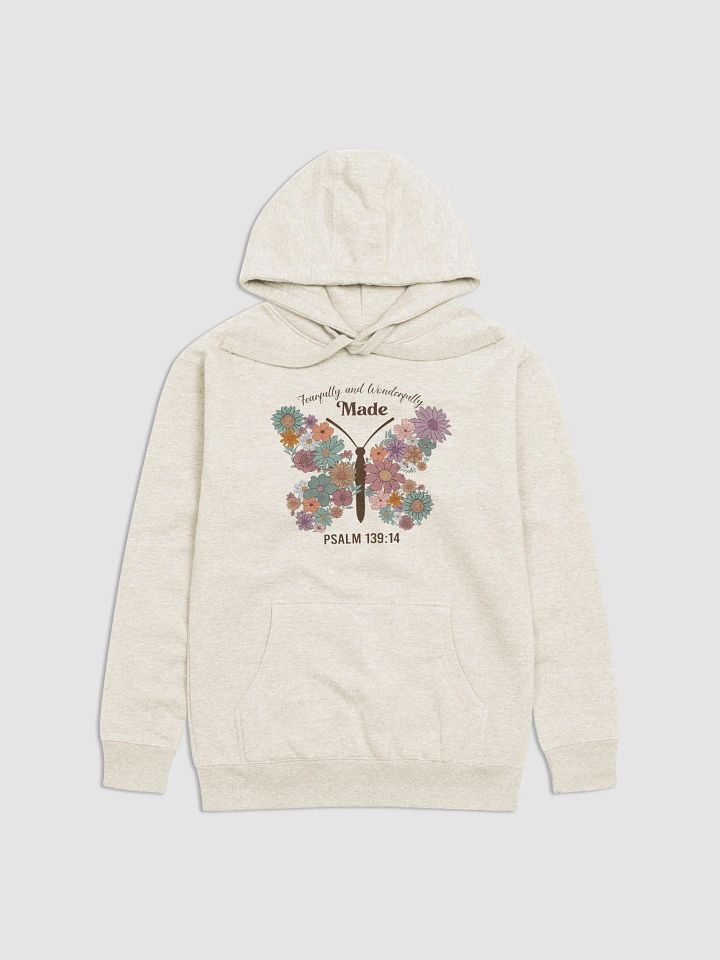 Fearfully & Wonderfully Made - Psalm 139:14 Unisex Premium Hoodie product image (1)