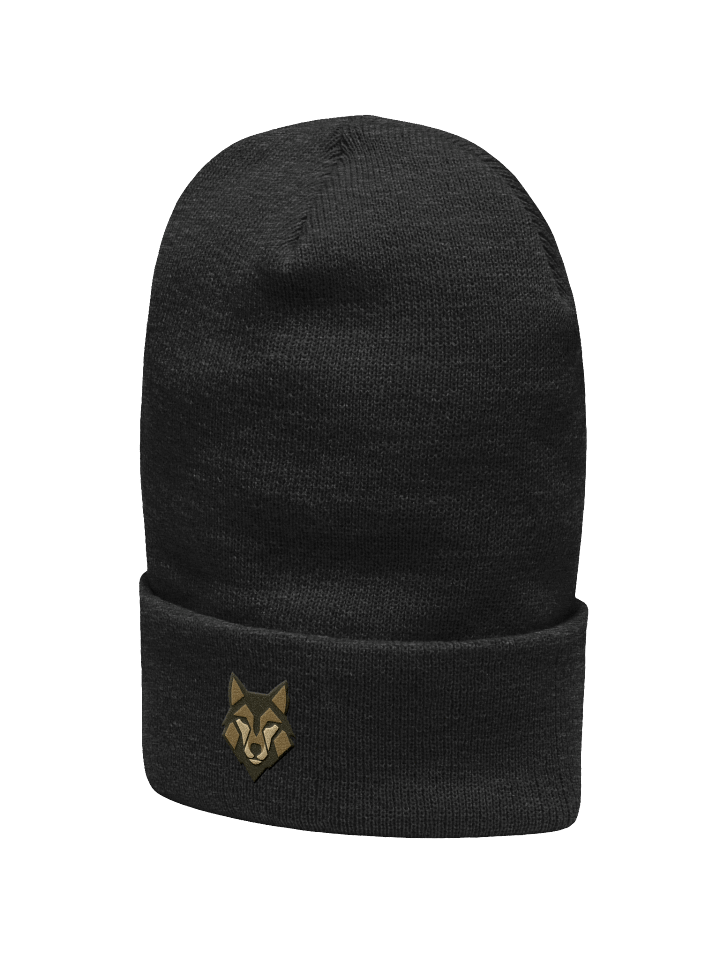 Lone Wolf Beanie – Strength in Silence product image (2)