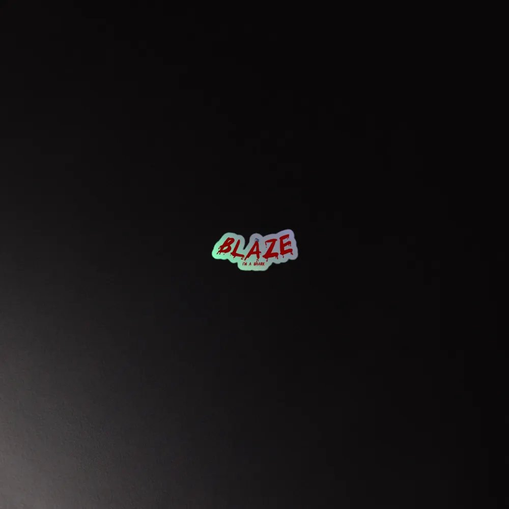 Blaze shark sticker product image (4)