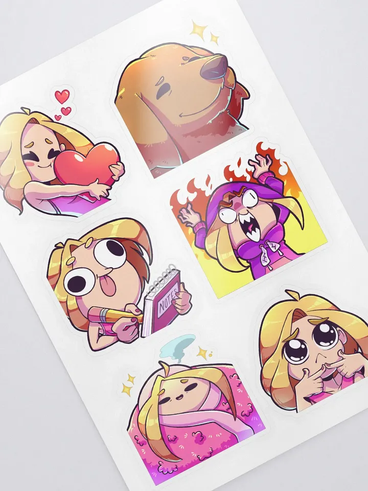 Emote Sticker Sheet [Page 1] product image (2)