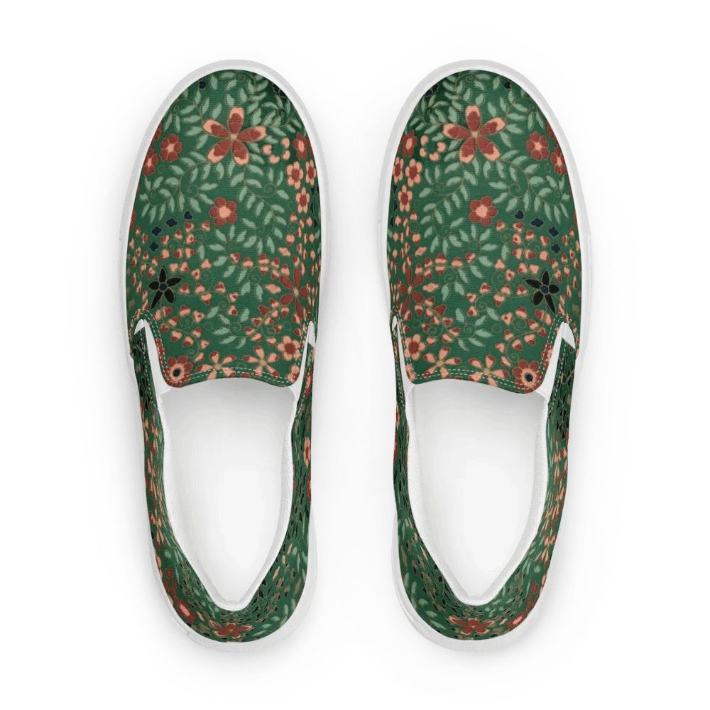 Floral Men's Slip on Shoes 005 product image (1)