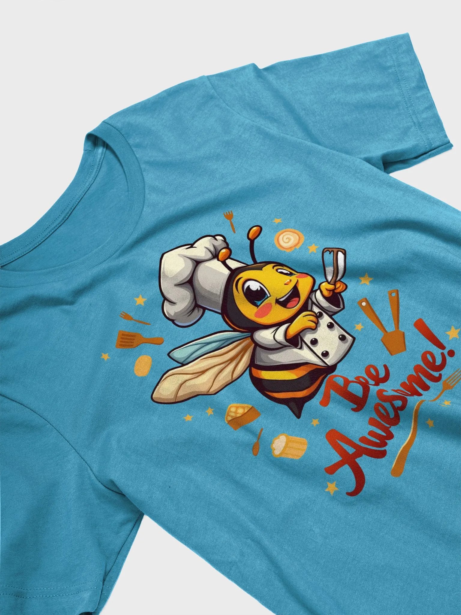 Bee Awesome Chef T-Shirt product image (30)