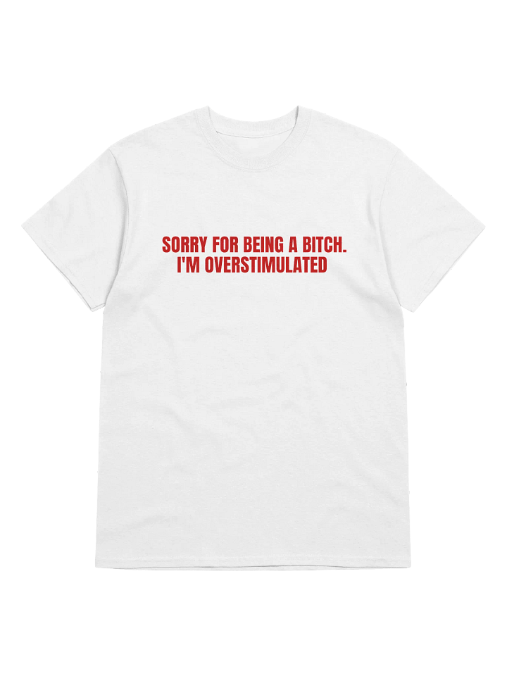 Sorry For Being A Bitch I'm Overstimulated T-Shirt product image (1)