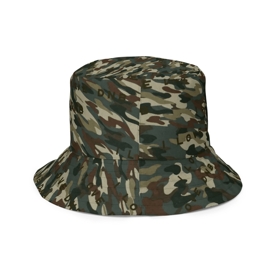 I LOVE DNB Camo Reversible Bucket Hat product image (12)