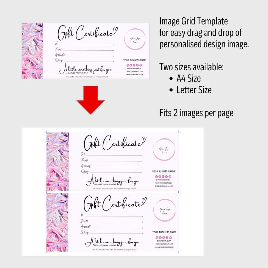 Emily - Gift Certificate Template product image (8)