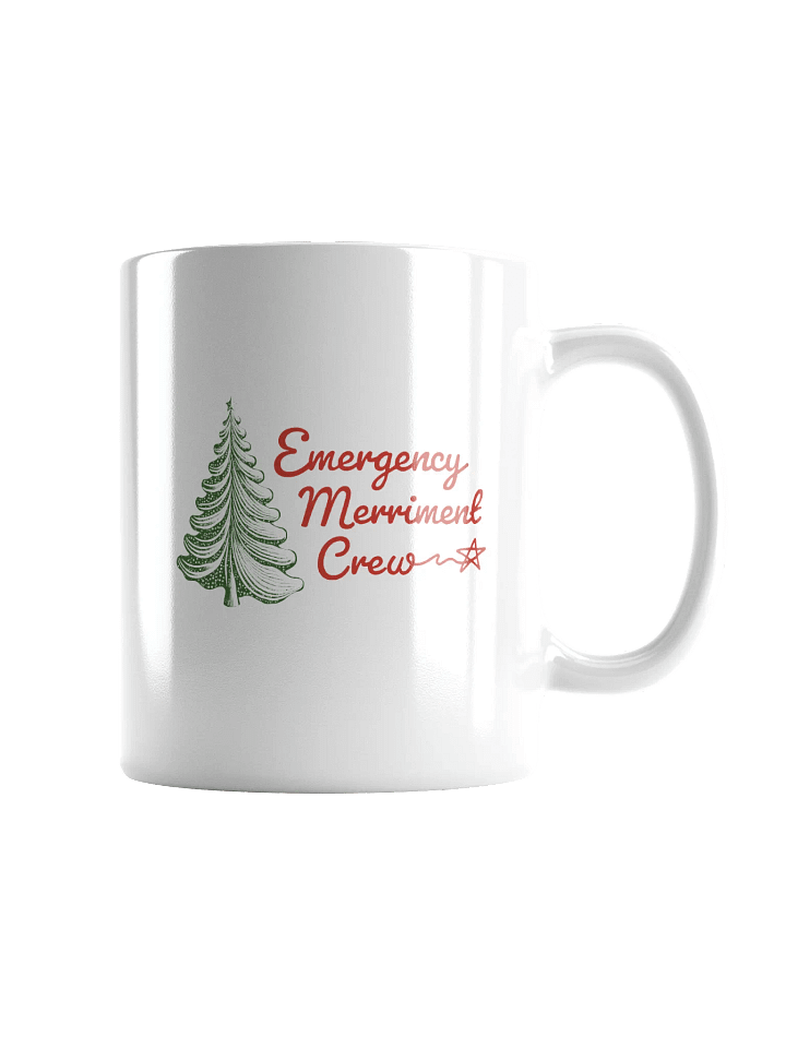 Emergency Merriment Crew Mug - Left Handed product image (1)