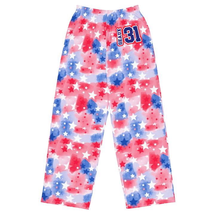 Unisex RWB All Over Print Watercolor w/Stars - Geaux 31 product image (1)