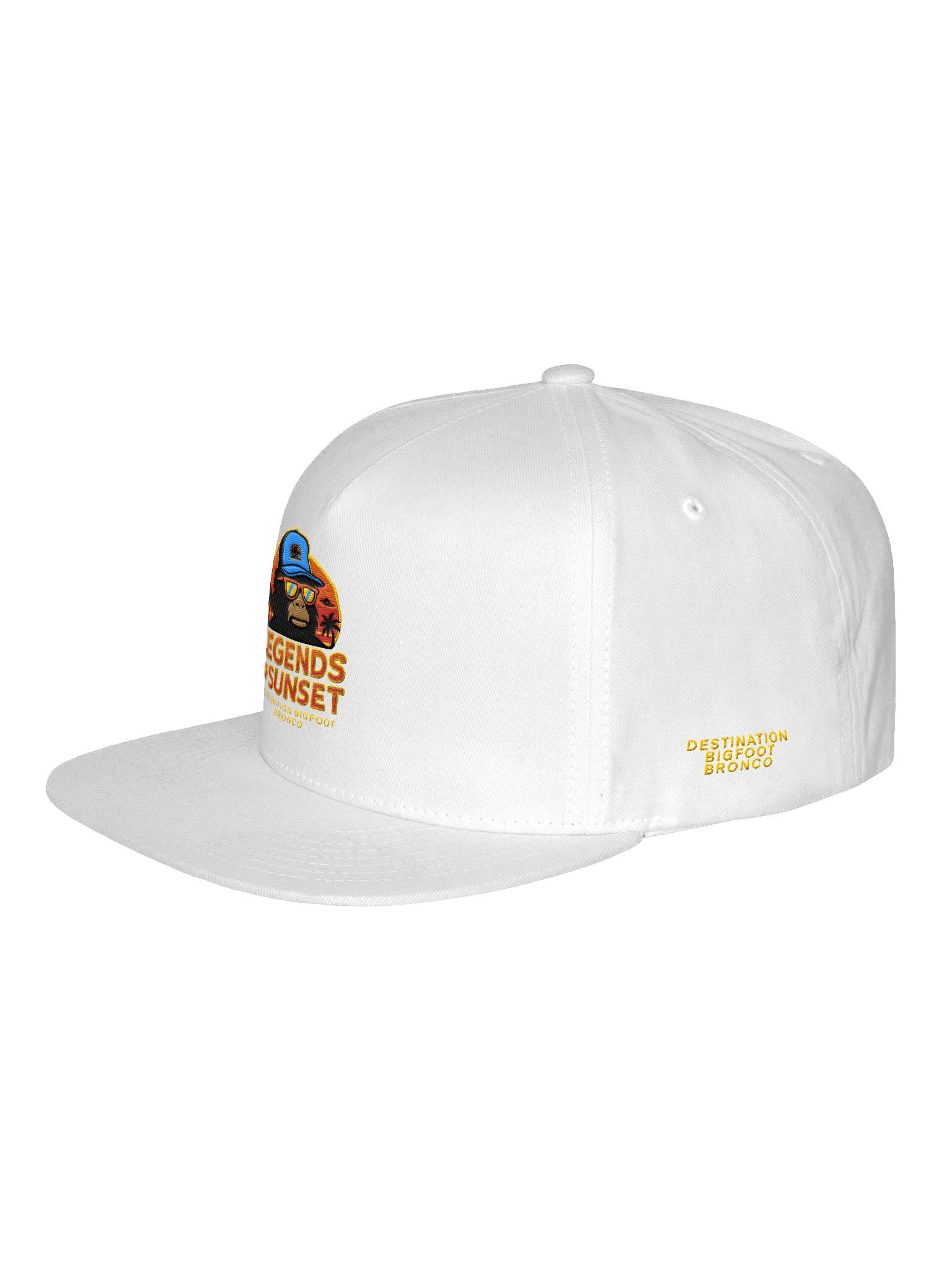 Legends Of Sunset Destination Bigfoot Bronco Bigfoot Logo Snapback 100% Cotton Twill (Multiple Colors Available) product image (13)