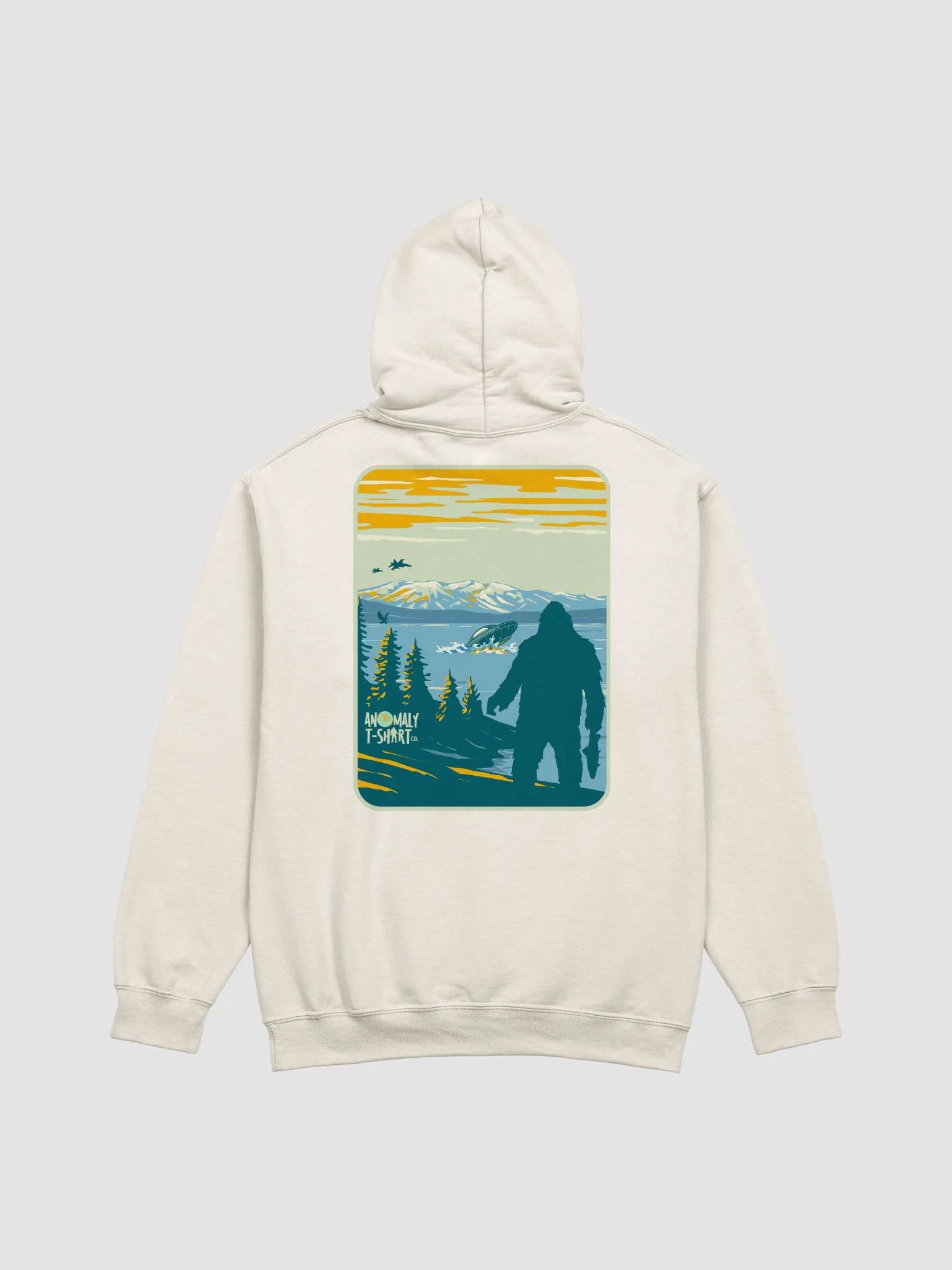 Pacific Northwest Bigfoot USO/UFO Hoodie product image (4)