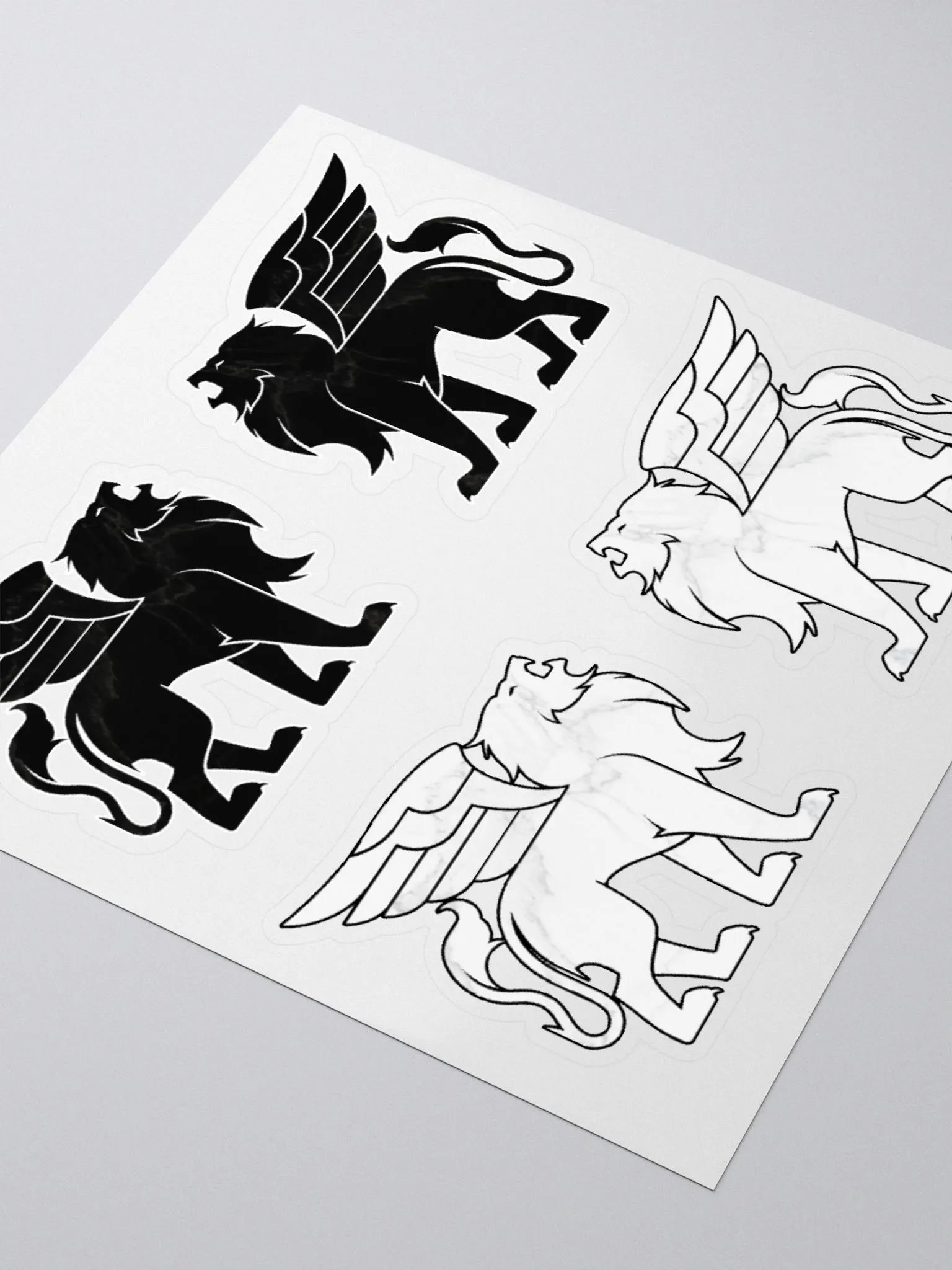 Verardi Famiglia Winged Lion ✦ Kiss Cut Stickers product image (8)