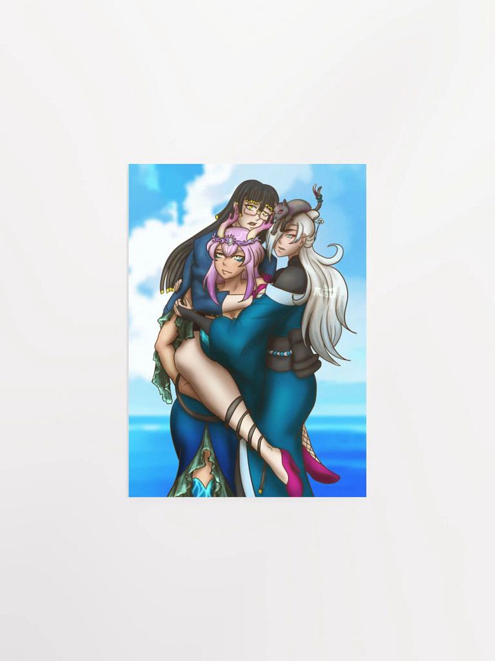 Arcade Allies Seaside Bonding Print product image (1)