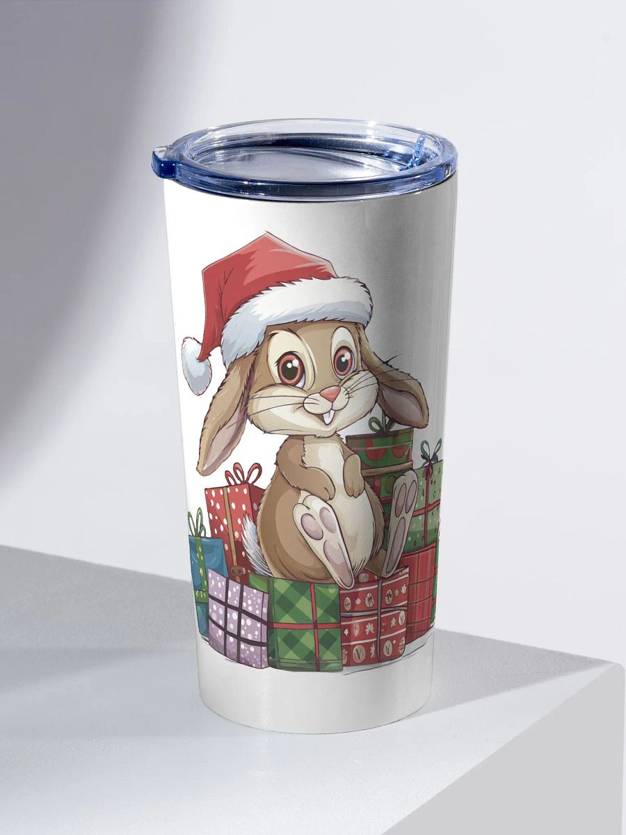 Santa Bunny 20oz Stainless Steel Tumbler product image (2)