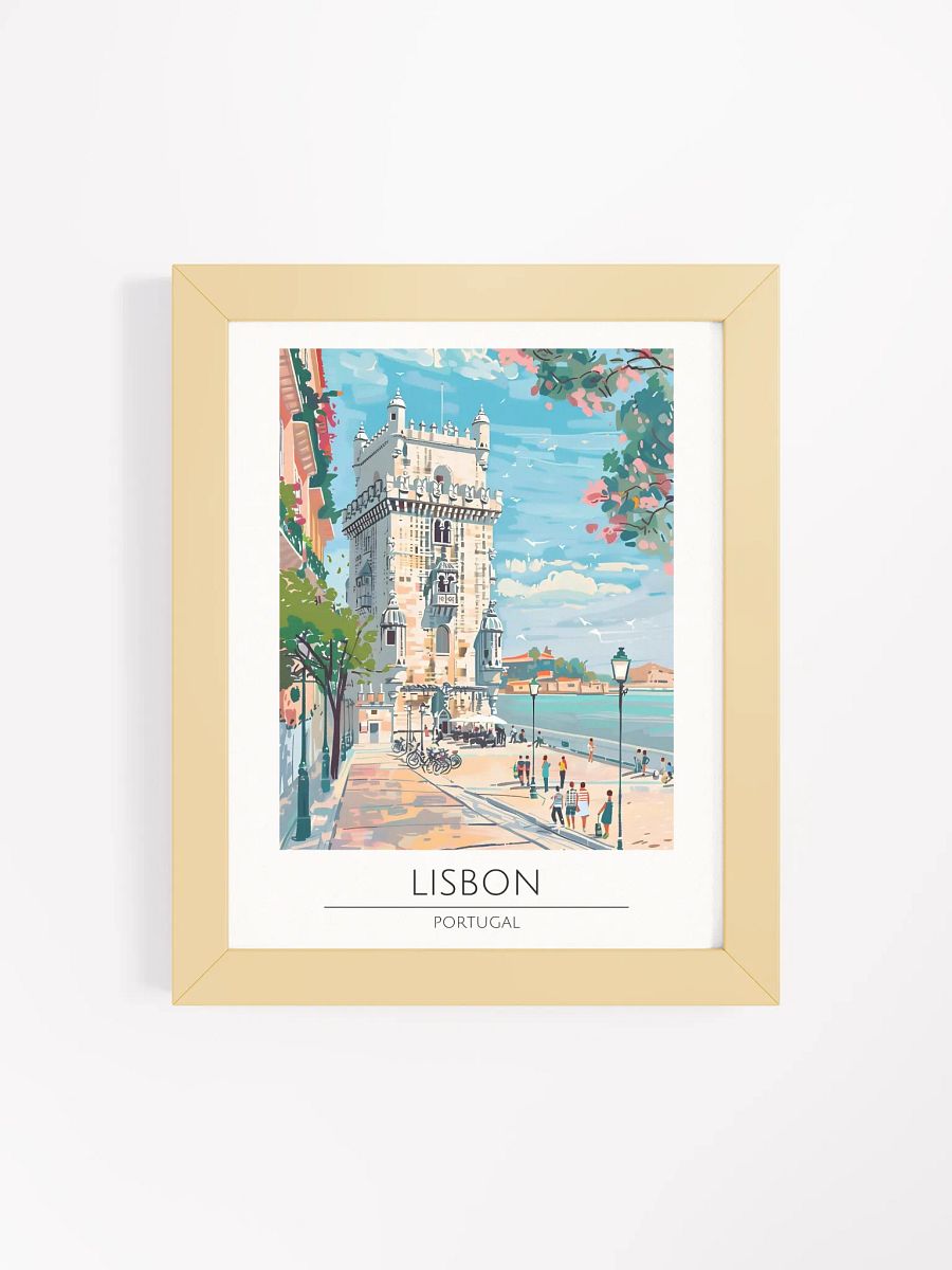 Lisbon Portugal Framed Travel Poster product image (1)