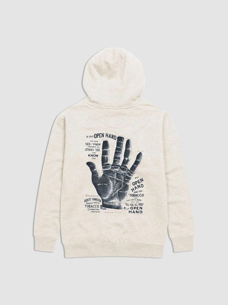Palmistry Hoodie: Shober & Carqueville Open Hand Opposite product image (1)