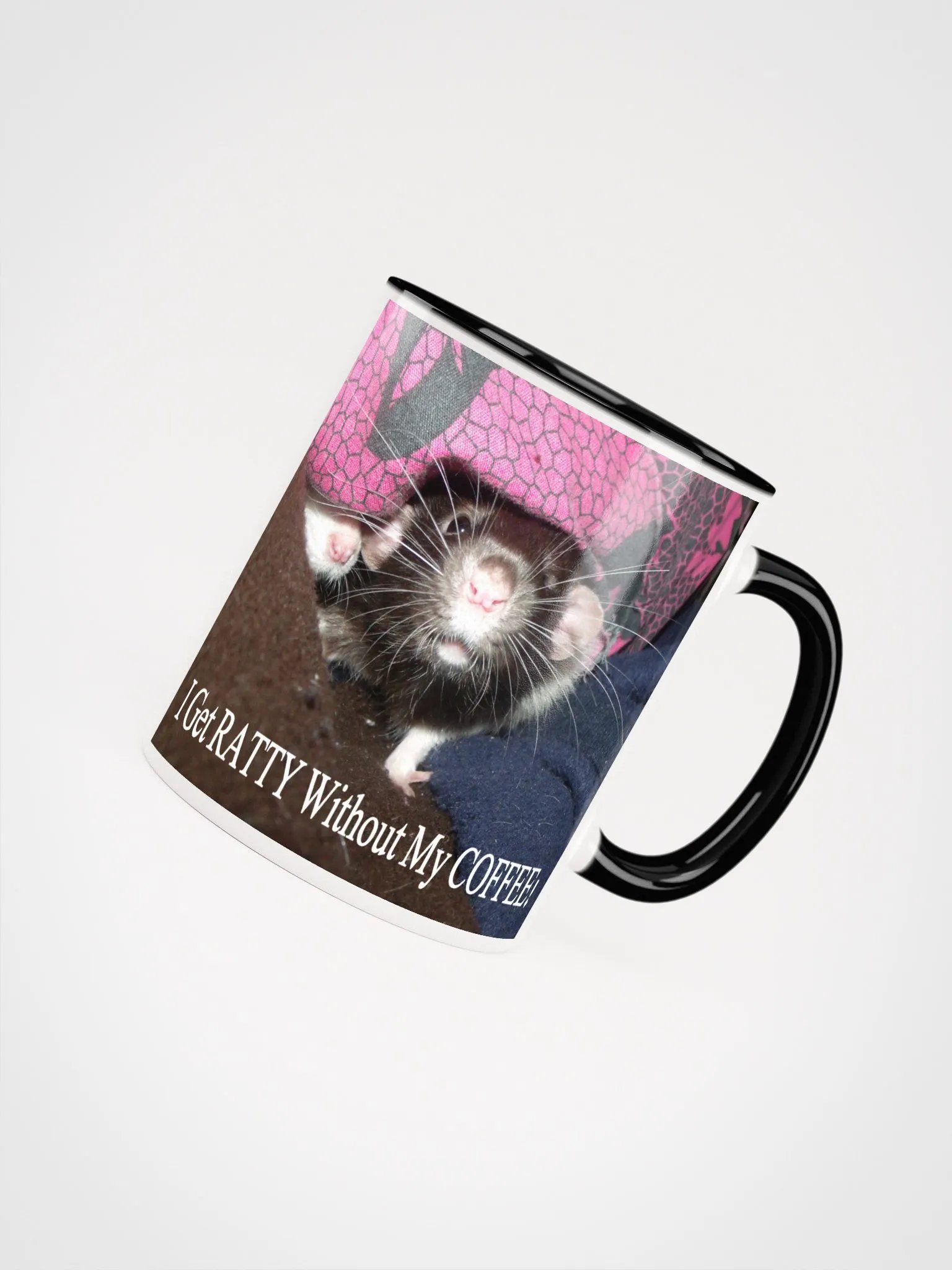 I get ratty without my coffee! mug product image (31)