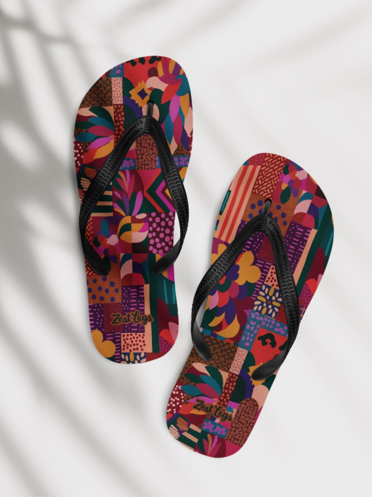 Flip flops "Abstract African Ethnic Pattern" product image (2)