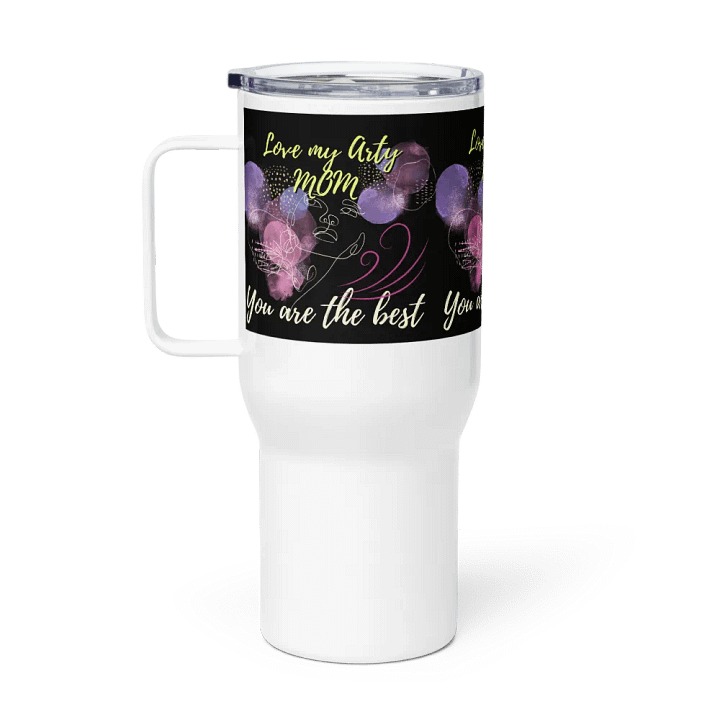Artsy Mom Love Travel Mug gift for mothersday all Arty creative moms product image (1)