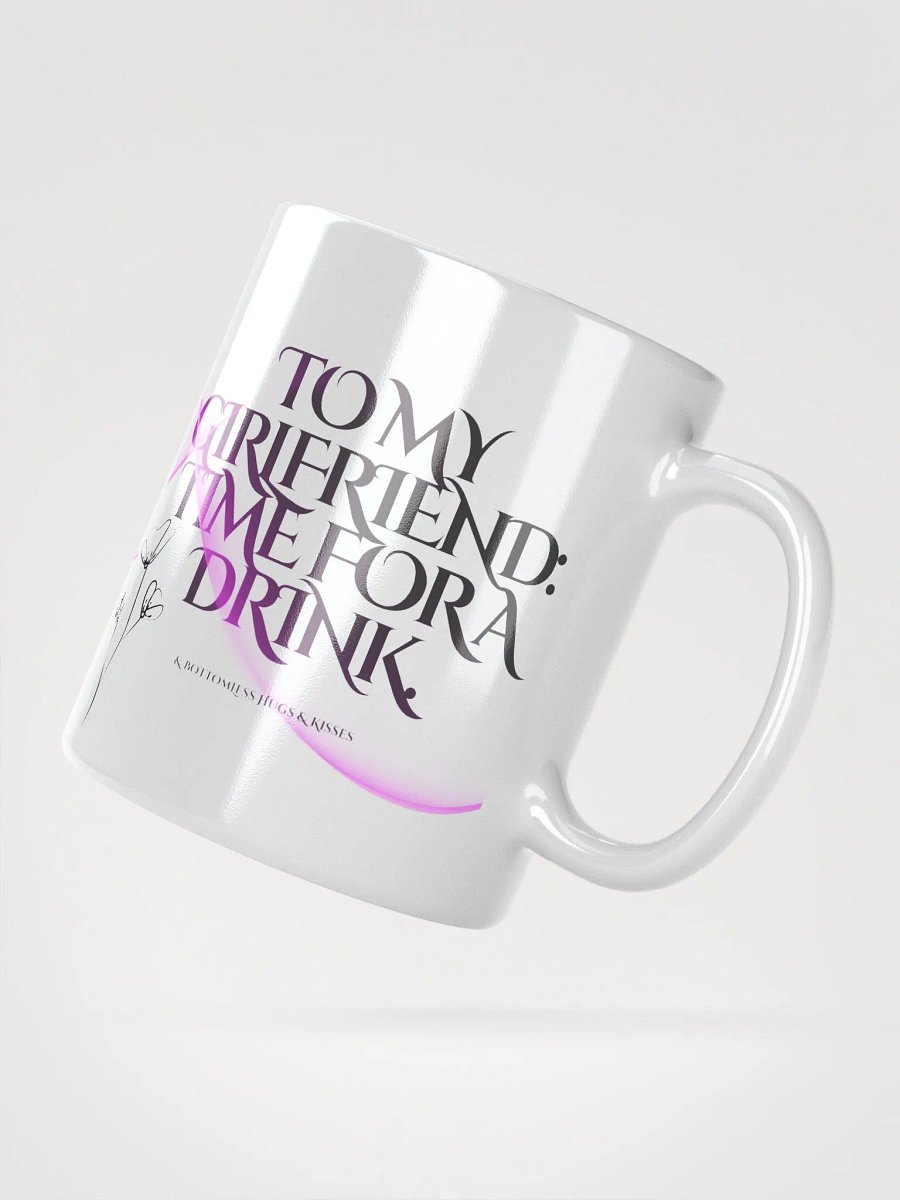 Girlfriend Time for a Drink Floral Coffee Mug product image (4)