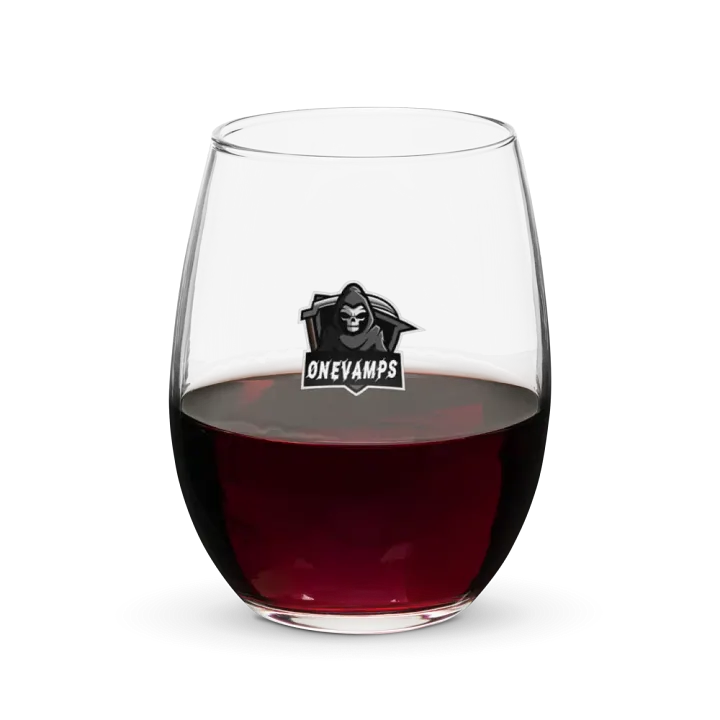 Stemless Wine Glass OneVamps with Logo product image (1)