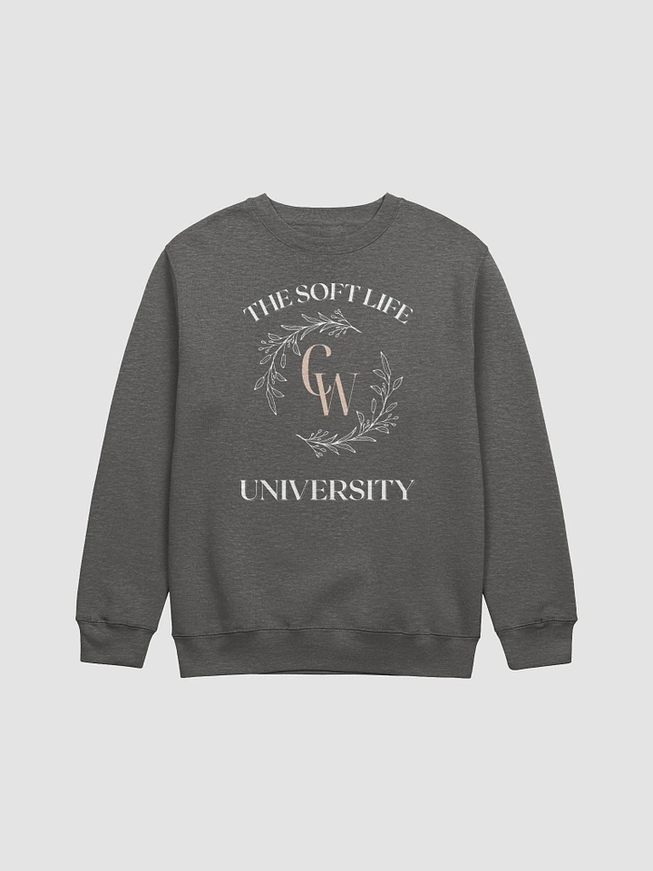 The Soft Life Sweatshirt | Charcoal Heather product image (1)