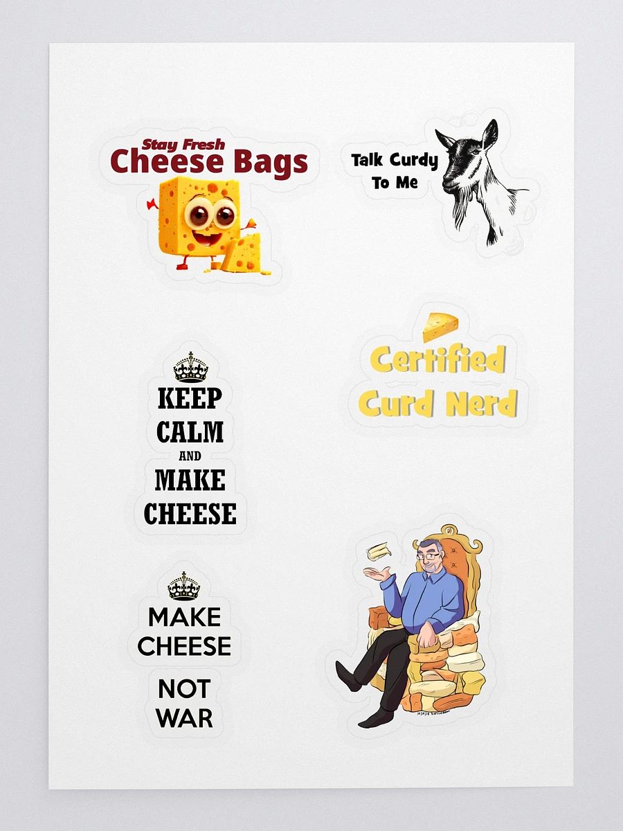 Cheesy Delights Sticker Sheet product image (3)