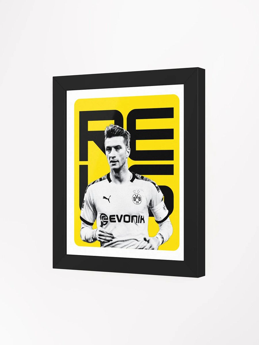 Marco Reus BW Borussia Dortmund Name Art Framed Print product image (2)