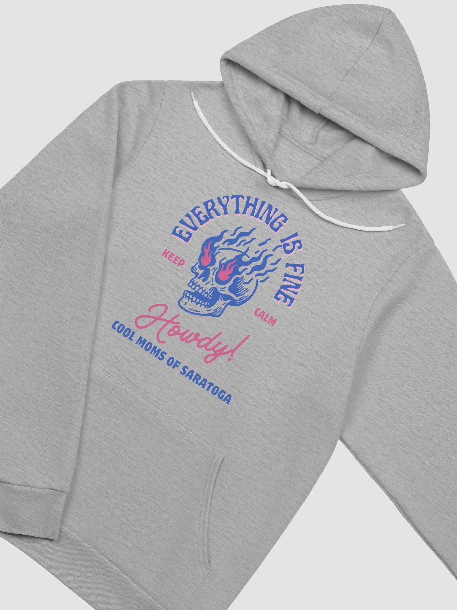 Everything in Fine Cool Moms of Saratoga Skull Hoodie product image (9)