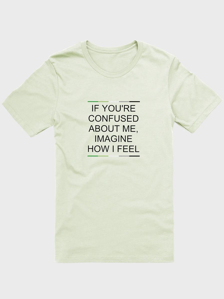confused aromantic t-shirt product image (1)
