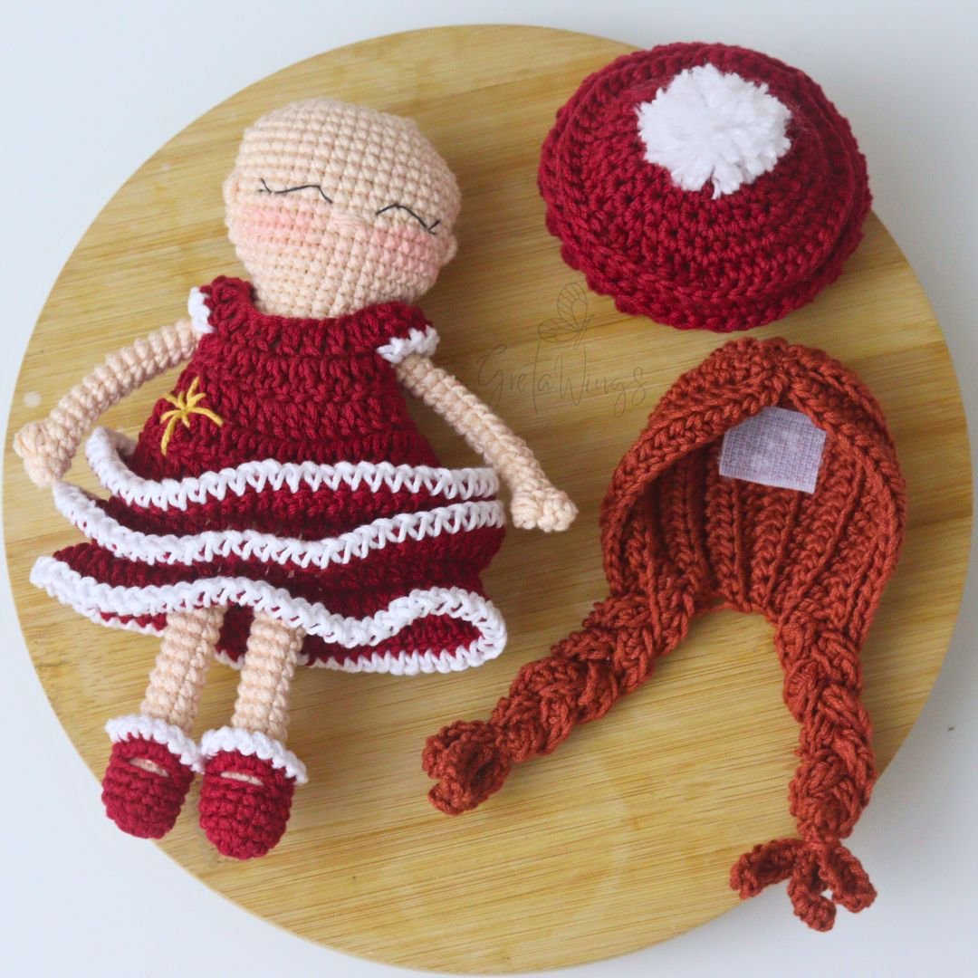 CUQUISGRETA CHRISTMAS: Amigurumi Crochet Doll Pattern (Digital Download) product image (5)