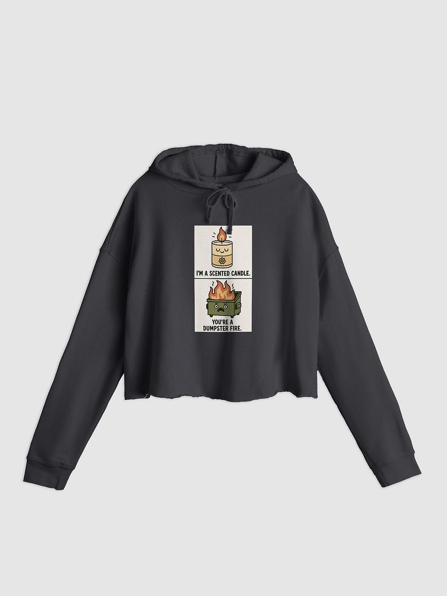 I'm a Scented Candle You're A Dumpster Fire Crop Hoodie product image (1)