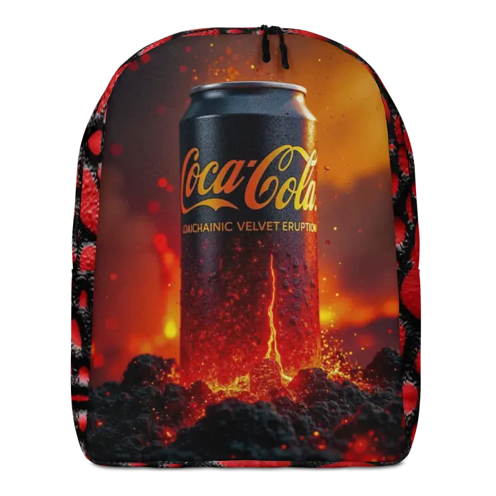 Buhay Tuklas Coca Cola Volcanic Velvet Eruption All-Over Print Backpack product image (1)