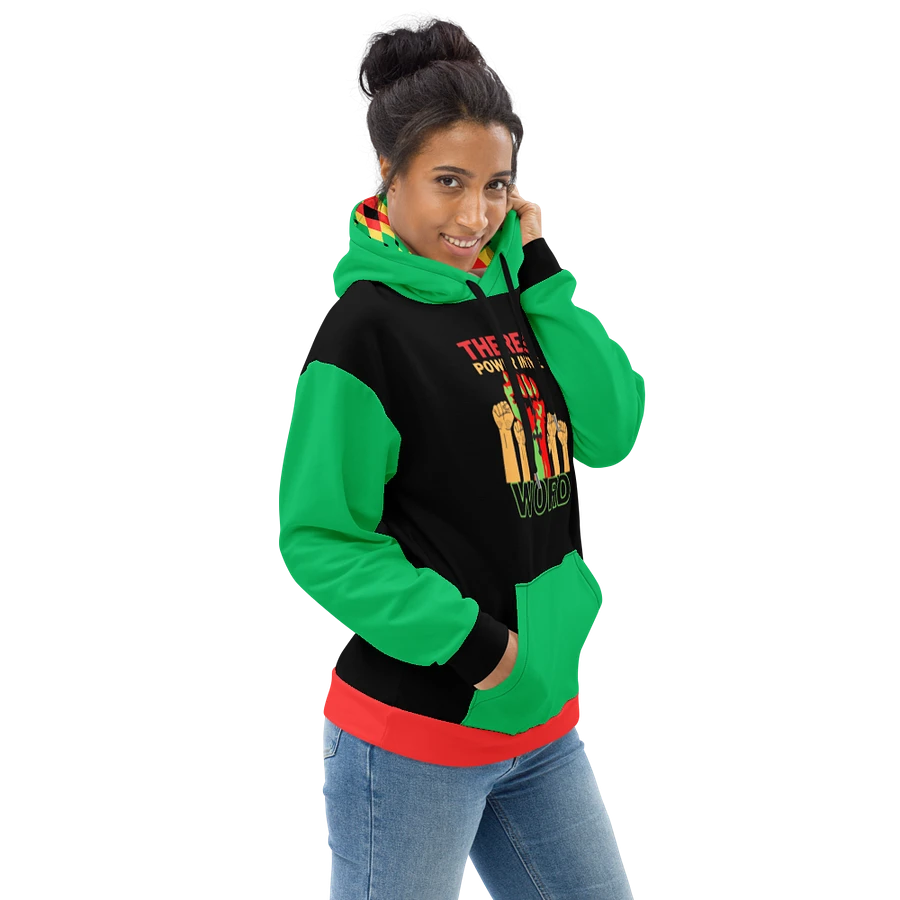 There Is Power In Word Color Block Hoodie product image (3)