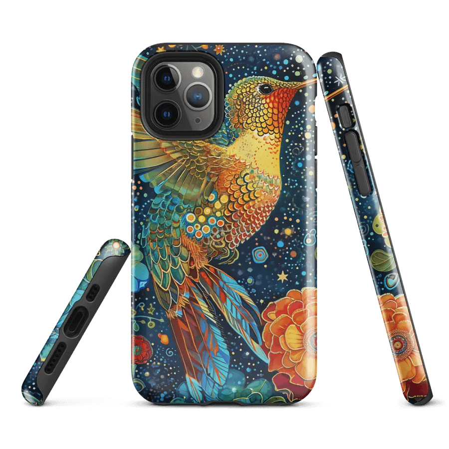 Cosmic Hummingbird iPhone Tough Case product image (2)