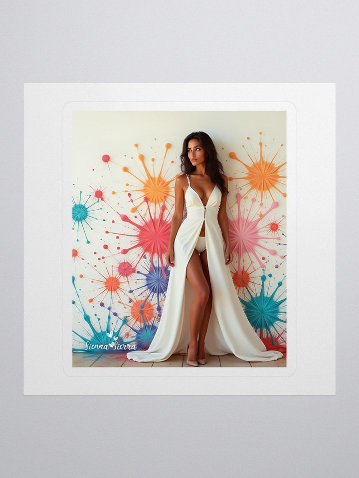 Boho Splash Sticker – Colourful Wanderlust Energy product image (1)