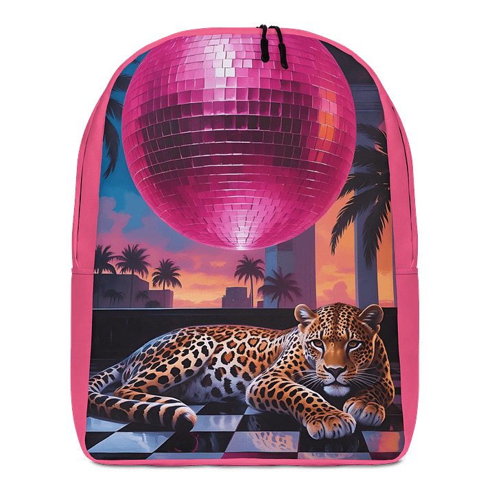 Tropical Disco Leopard All-Over Backpack product image (1)